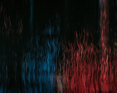 red blue and black abstract painting