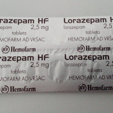 Lorazepam 2.5mg hemofarm