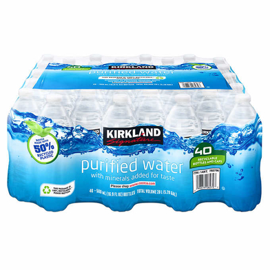 Kirkland Signature Premium Drinking Water, 8 fl oz, 80 ct