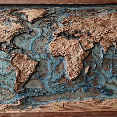 3D Wooden Map  Sale -60% on Wooden World Maps
