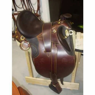 Leather Stock Saddle