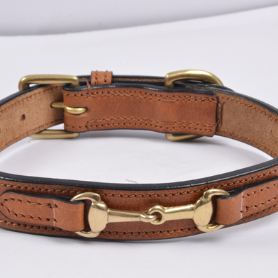 Collar Tan with Horse Bit