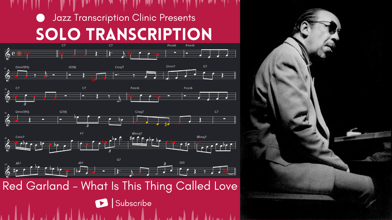 What is this thing called love - Red Garland