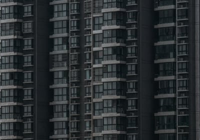 black and white concrete building