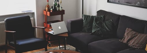 Bright living room with modern inventory