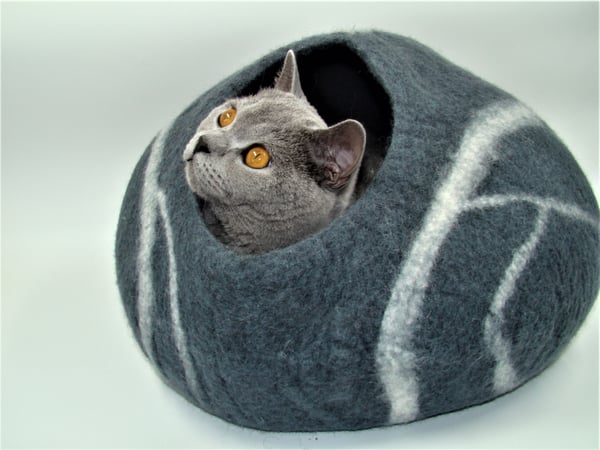 Felt cat house best sale