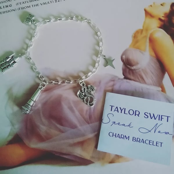 speak now charm bracelet