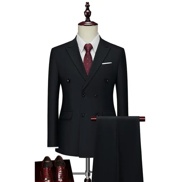 Double breasted peak lapel coat new arrivals
