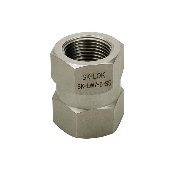 Cople hexagonal de 3/8