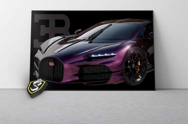 Bugatti Models  |  LED Frame Poster