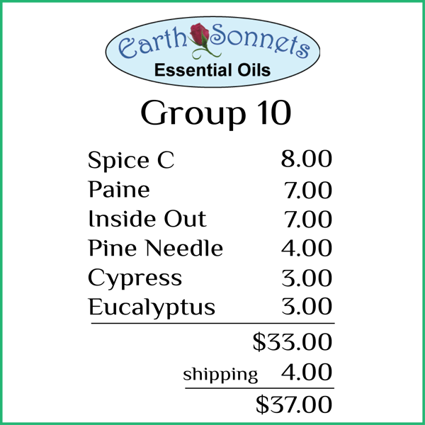 Group 10 - closeout oils