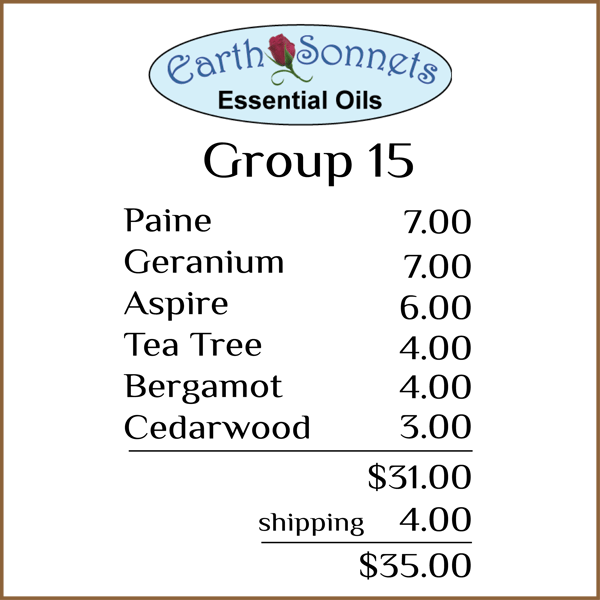 Group 15 - closeout oils