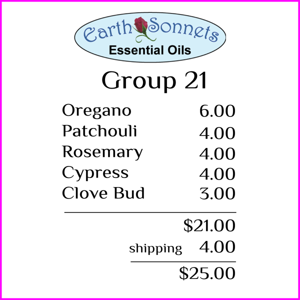 Group 21 - closeout oils
