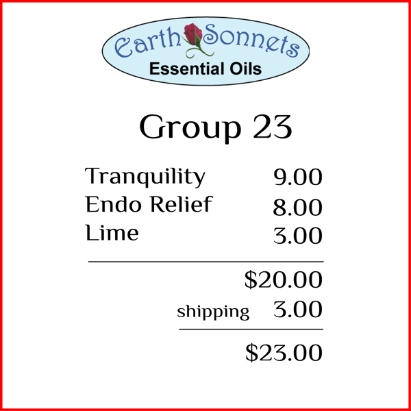 Group 23 - closeout oils