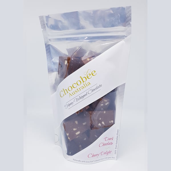 Chocobee - Dark Chocolate Cherry Delight Pieces - 180gm