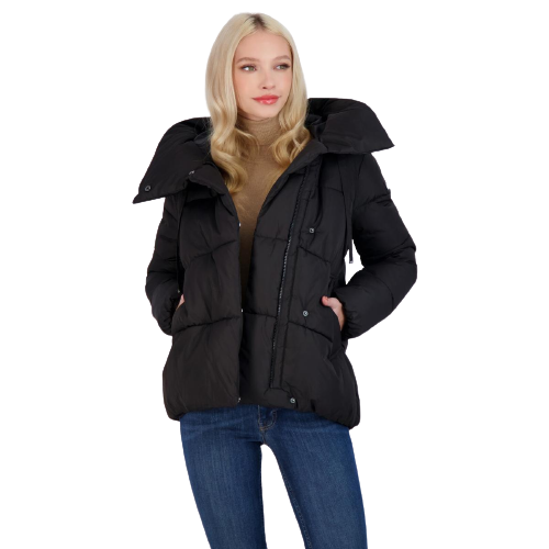 Women s Quilted Winter Puffer Coat with Oversized Hood Dr3ssx Affordable Fashion Clothing and Accessories