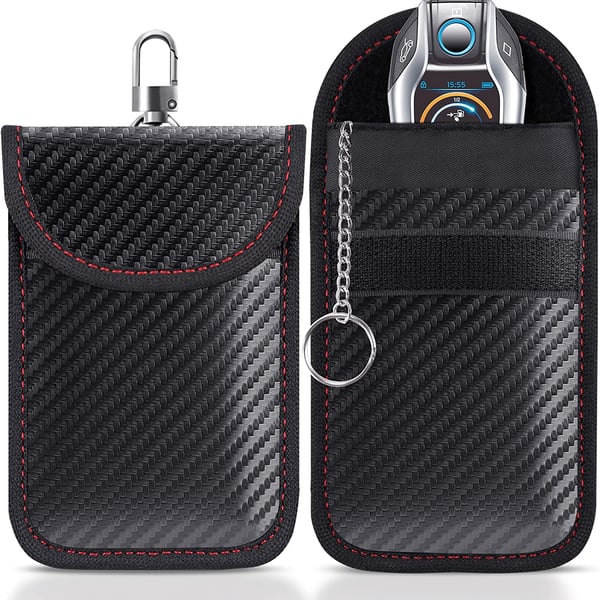 Pouch for car Keys with 2 Pack Faraday Bag