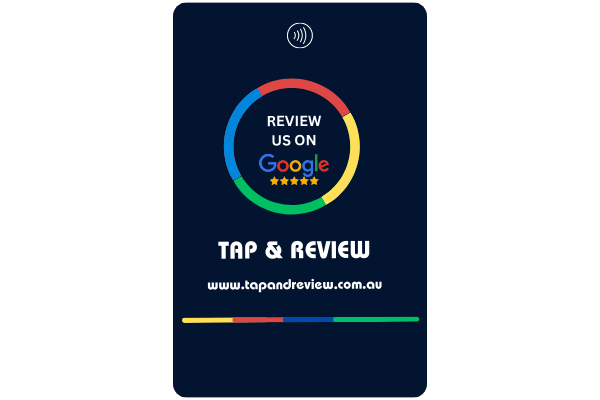 1 x Google Review NFC Cards  Tap 2 Review - Simple Tap 2 review card