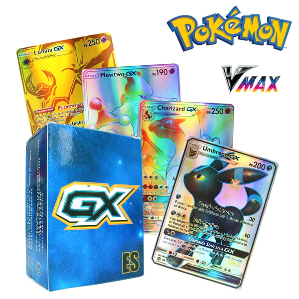 New 21x15cm Pokemon Cards English 30PCS Pikachu Rare Battle Game Card Shiny  Vstar Vmax GX Energy Card Collection Children Toy - AliExpress