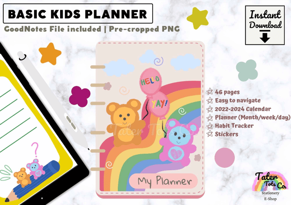 Kids School Digital Planner (Basic)