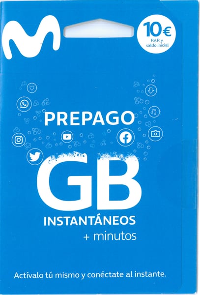Orange Spain - Tarjeta SIM Prepago 25 GB en España