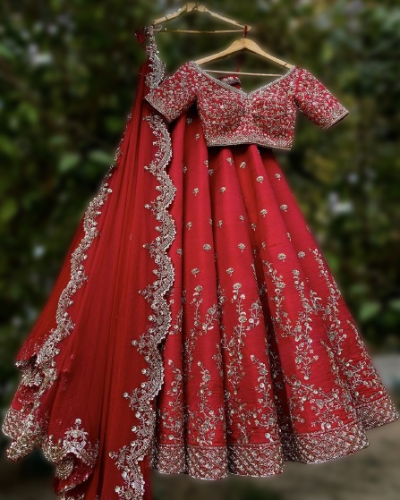 Bridal Red Lehenga Vasttrum