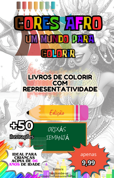 Cores Afros Orixás: Edição Iemanjá