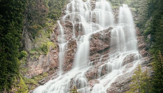 Hypnosis and Hypnotism - Waterfalls in the forest.