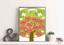 Family Tree Template Apple, Flower, Heart Tree