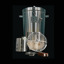 Barril ahumador de acero inoxidable – medidas 80×45
