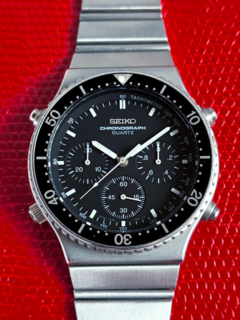 1983 Seiko “Speedmaster” Chronograph 7A28-7040 | Vintage Eye Watches