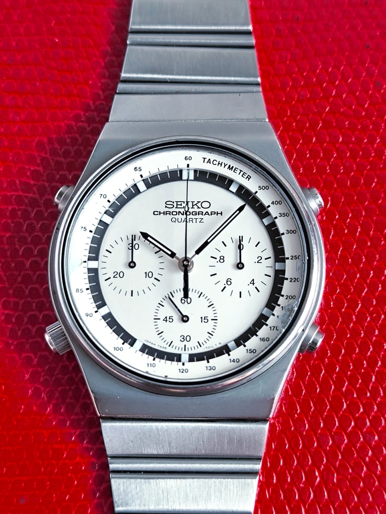 1982 Seiko 7A28-7010 “Speedmaster” Quartz Chronograph | Vintage