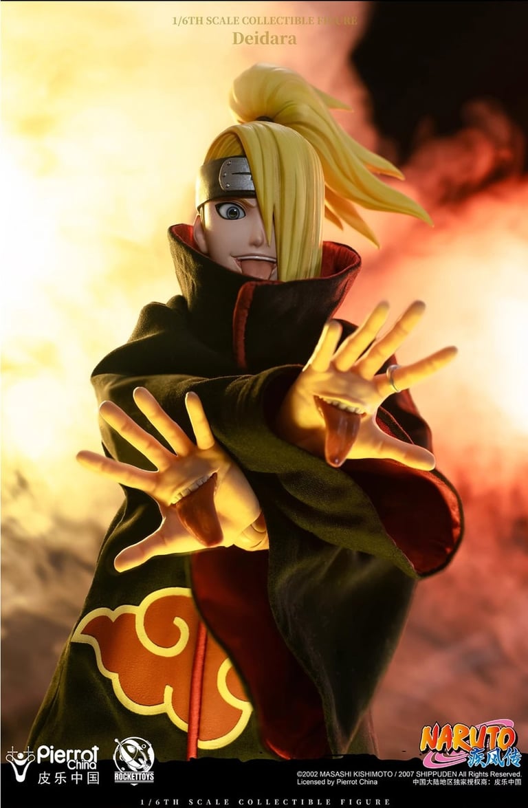 ROCKET TOYS ROC-008デイダラ DEIDARA1/6特典付ナルト Pre-order RocketToys ROC-008 1/6 Deidara Collectible Action