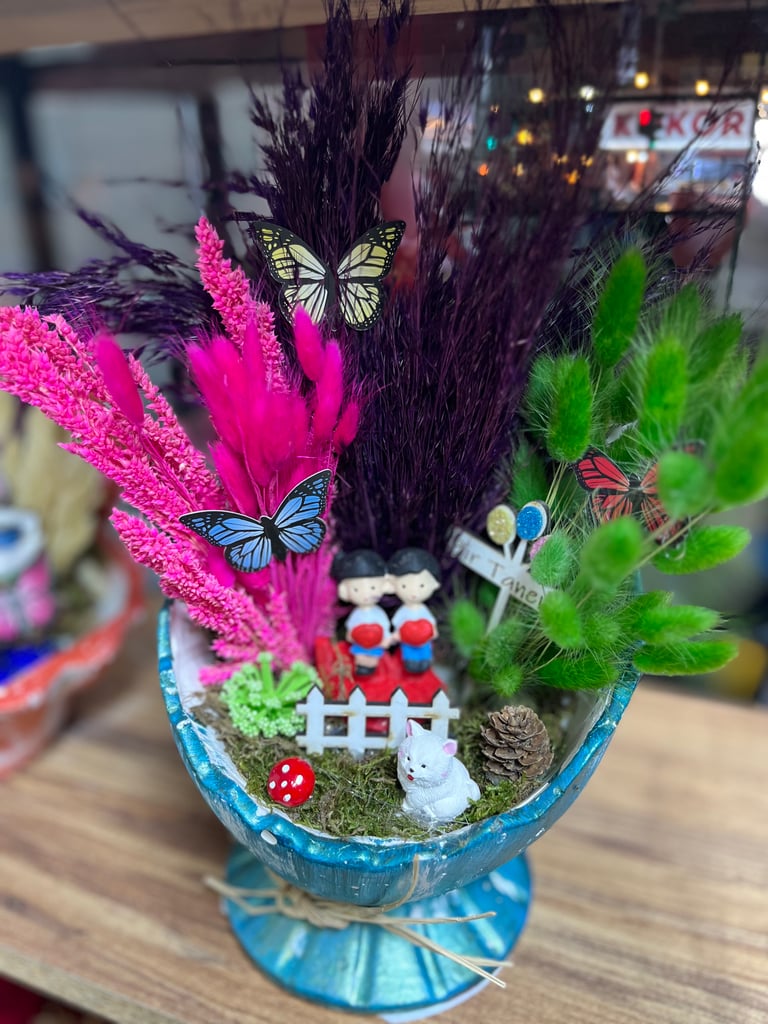 Dekoratif Minyatür Bahçe