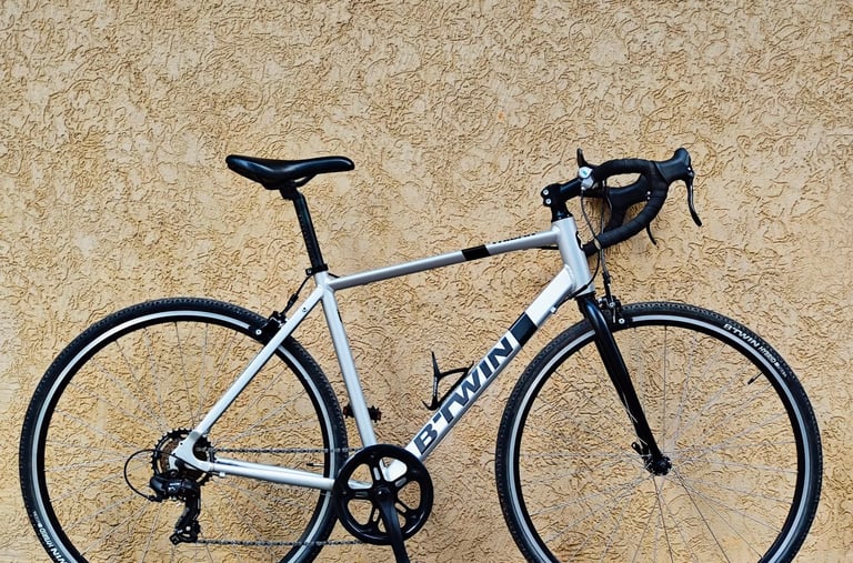 velo btwin btwin sport road bike Btwin Racing Bike Pannier Rack Triban RC100 FB Road Bike At