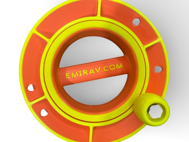 21cm X 5,5cm Dev Çıkrık Kasnak - Makaralı Kasnak - Çıkrık Kasnak 1002