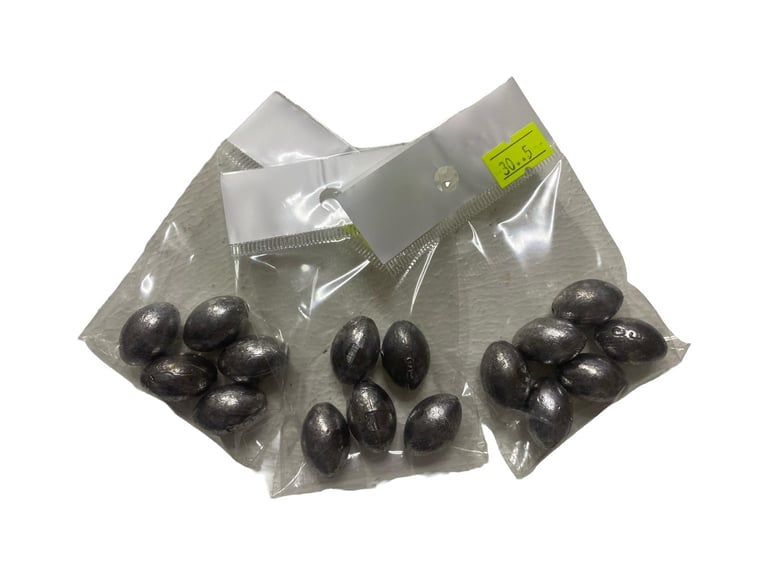 Zeytin Kurşun - Delikli Kurşun - 5 Adet