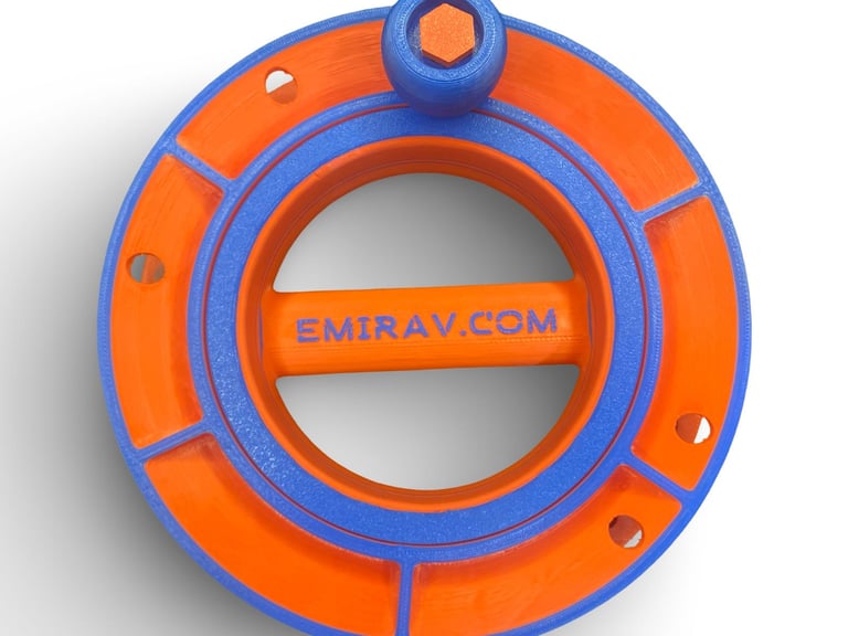 17cm X 4.5Cm Küçük Boy Çıkrık Kasnak - Makaralı Kasnak - Çıkrık Kasnak 1004