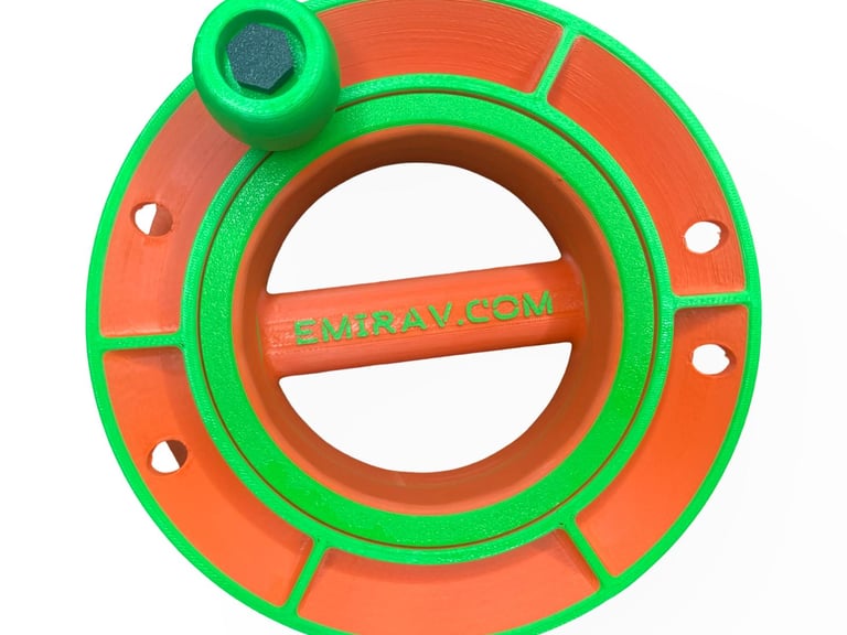 19cm X 5cm Orta Boy Çıkrık Kasnak - Makaralı Kasnak - Çıkrık Kasnak 1003