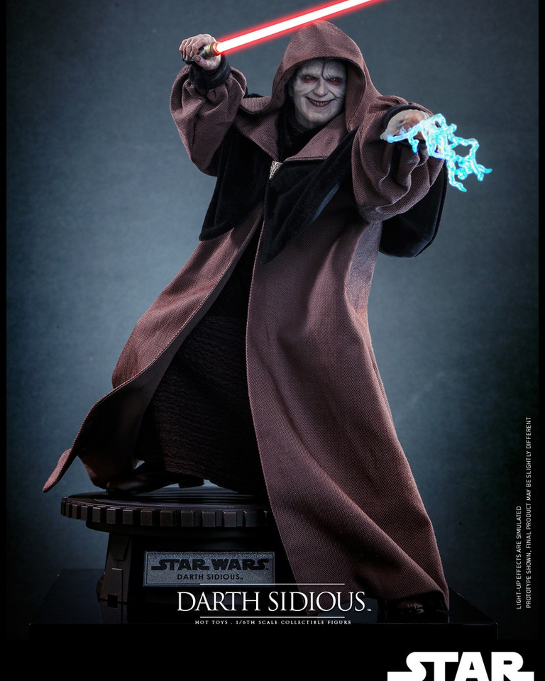 ホットトイズ MM#745Bダース・シディアス1/6 Darth Sidious In Stock! Hot Toys MMS745B Star Wars Revenge of the Sith