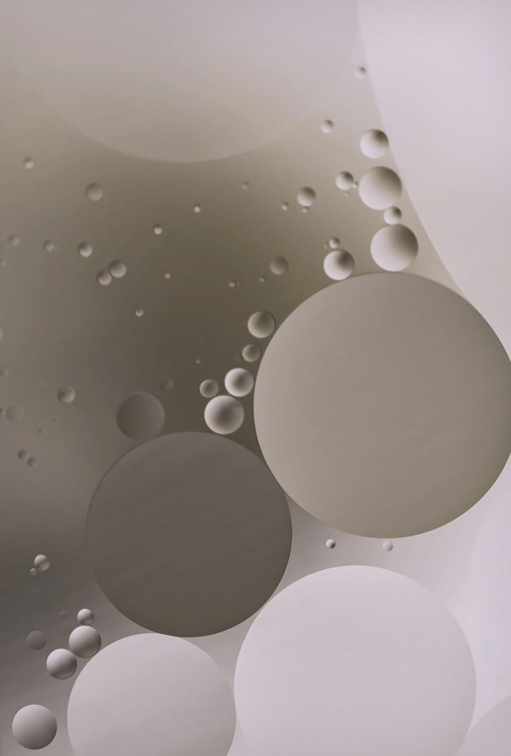 Microscope bubbles