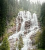 water falls in the forest