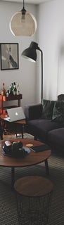 Bright living room with modern inventory