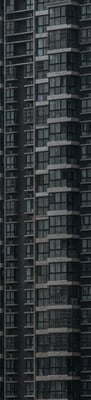 black and white concrete building