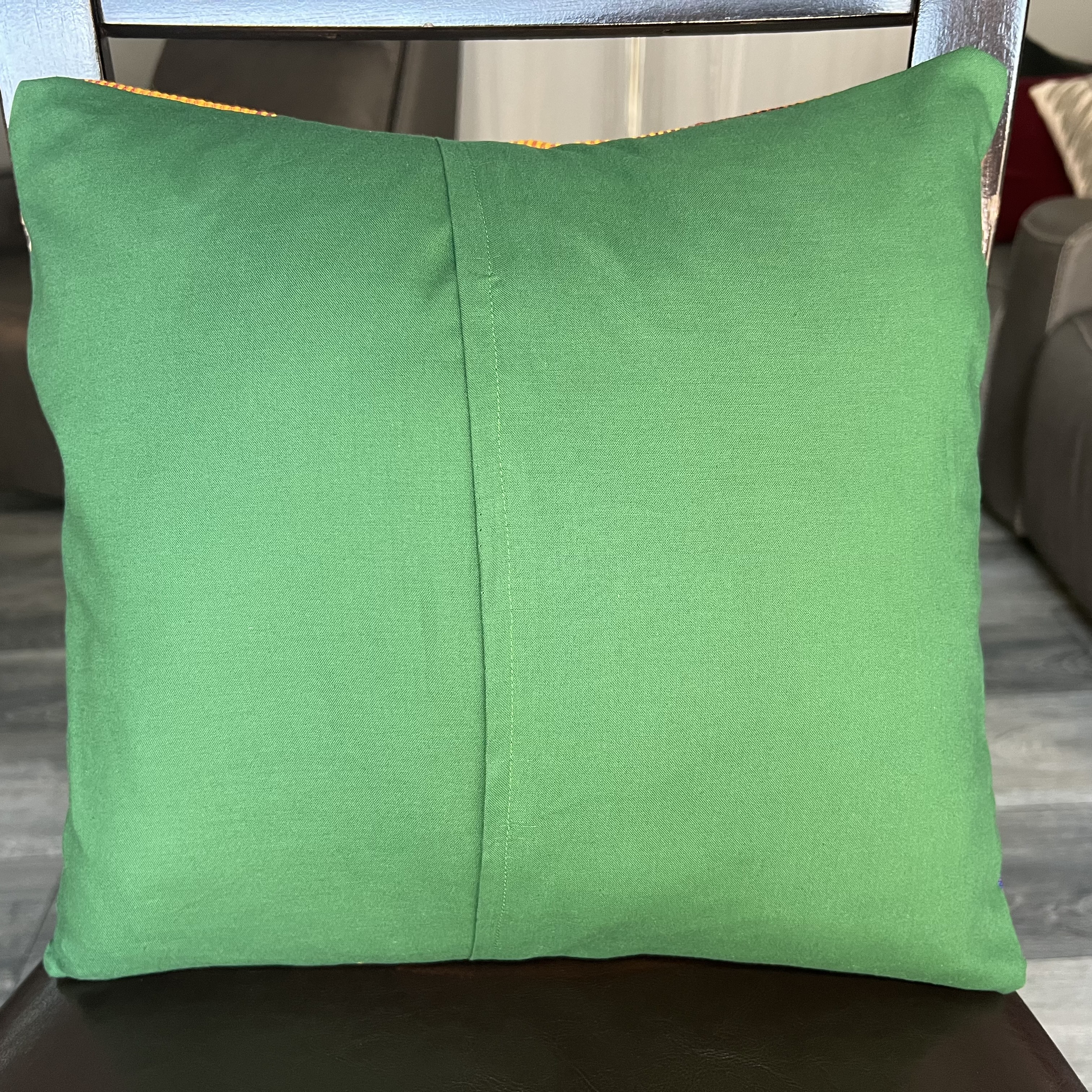 "Edwena Asa" Throw Pillow (Green)