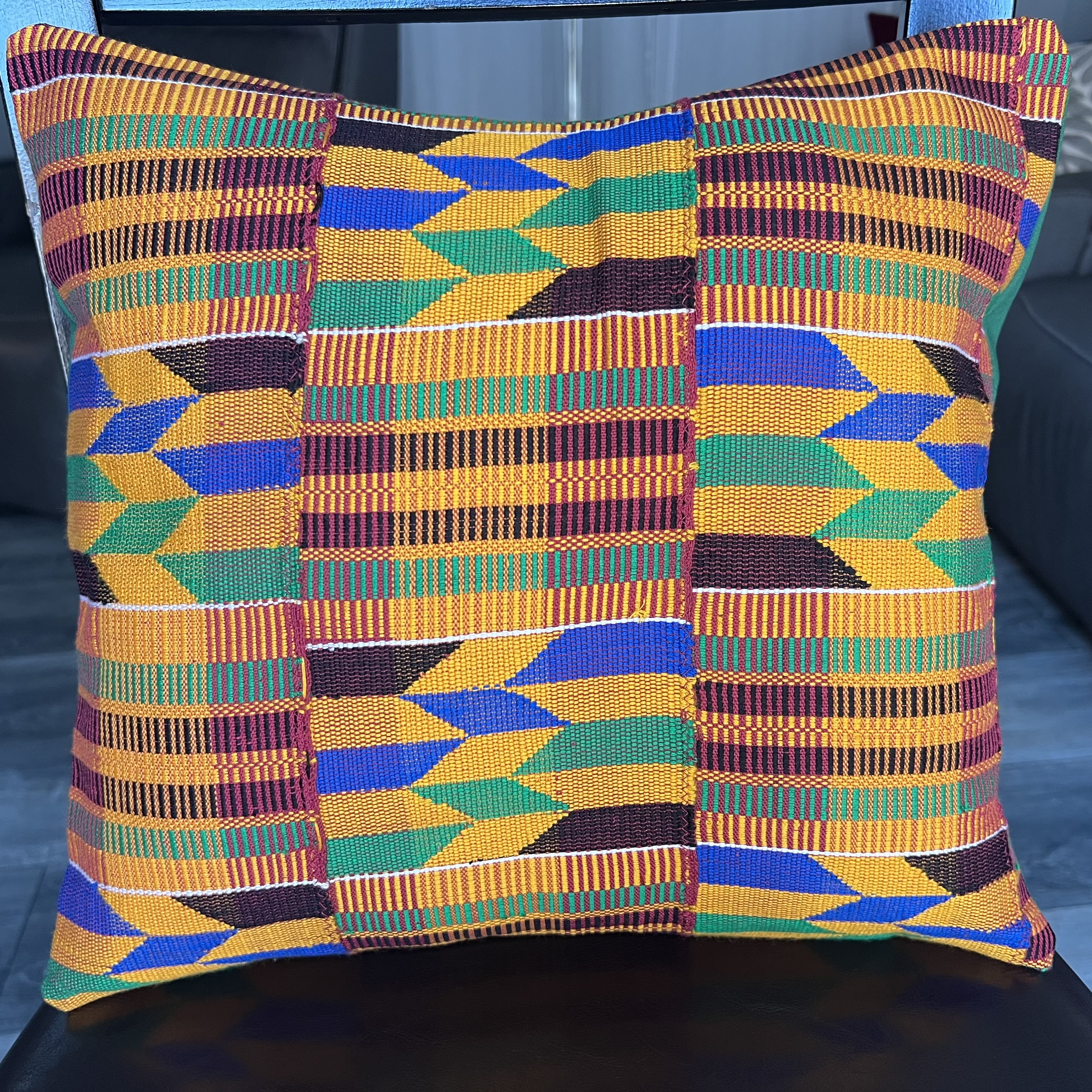 "Edwena Asa" Throw Pillow (Green)