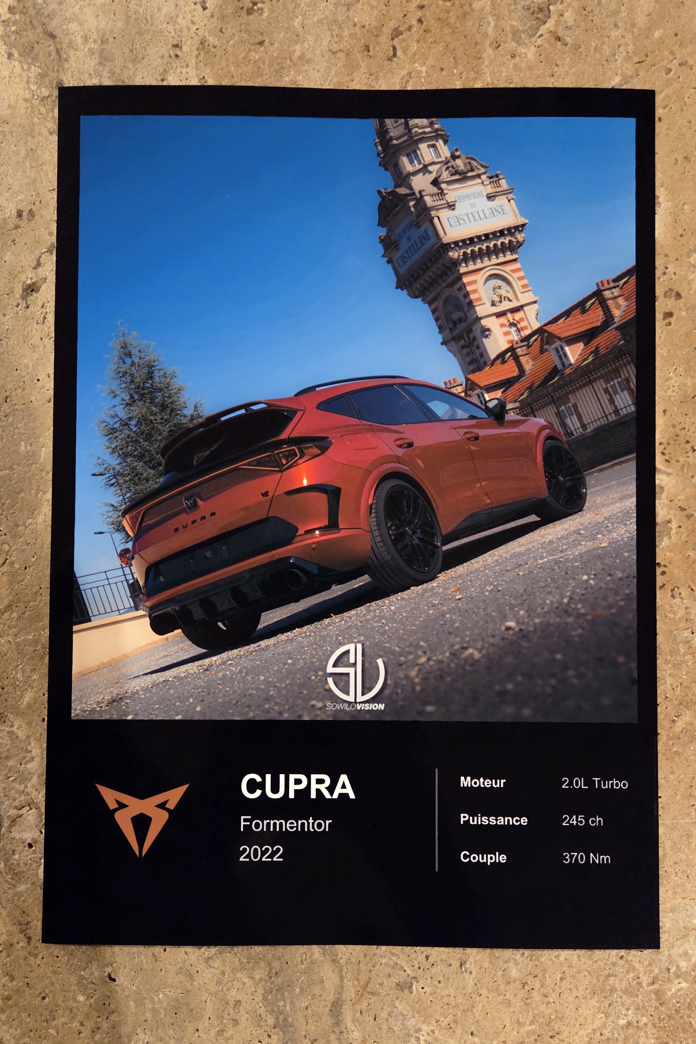 Affiche Voiture Personnalisé