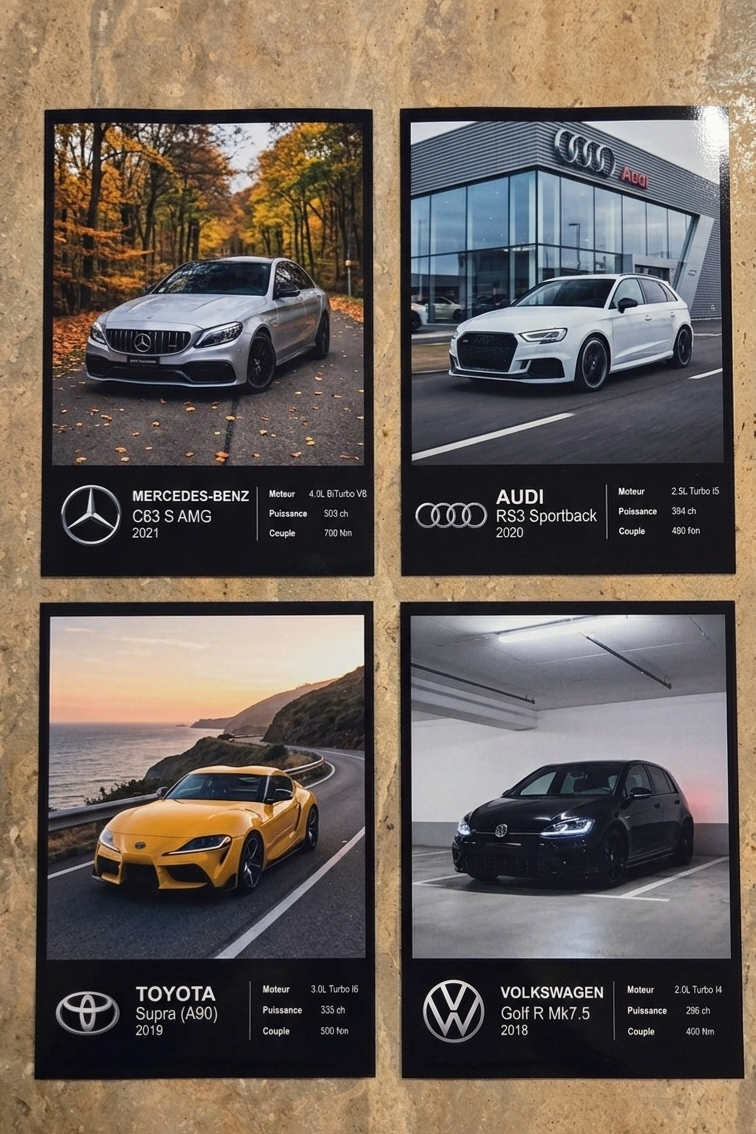Affiche Voiture Personnalisé