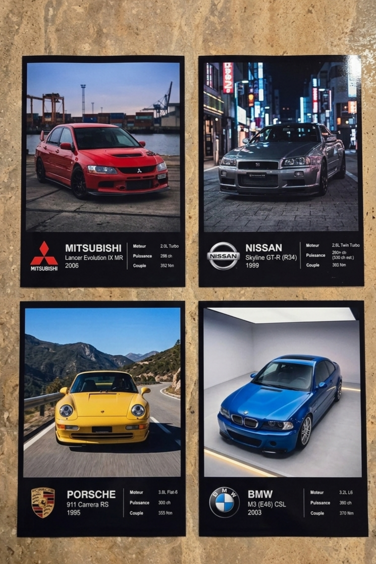 Affiche Voiture Personnalisé