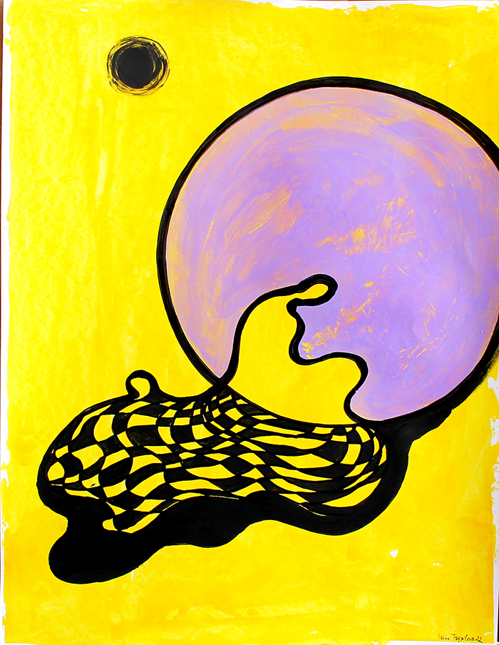 Flowing moon